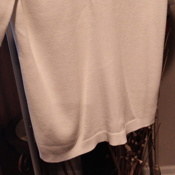 FINAL PRICE NWT Banana Republic White Short Sleeve Top Size Large - Picture 7 of 10